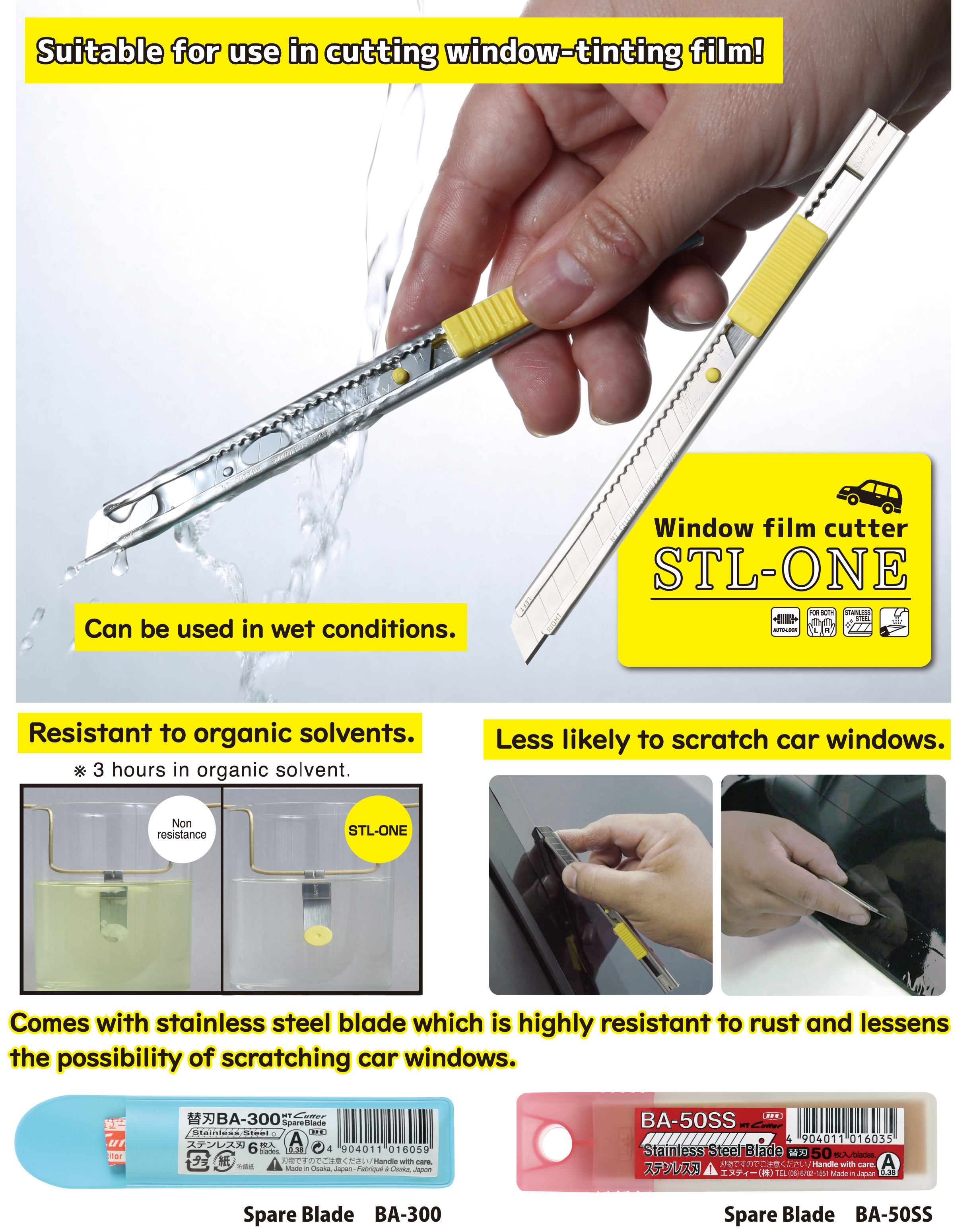 Window film cutter ”STL-ONE” | NT Cutter