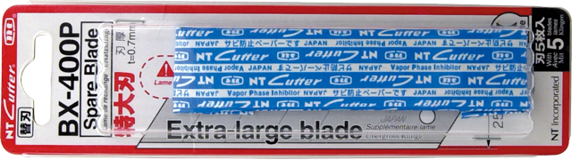 NT Cutter Blades for Heavy-Duty Circle Cutters and Mat Board Cutters, 10-Blade BC-400P