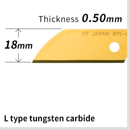 L type tungsten carbide blade