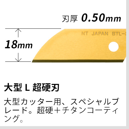 大型L超硬刃